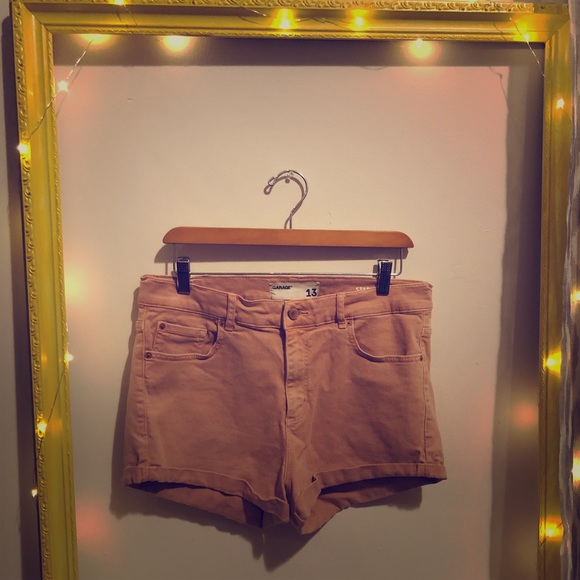 Garage Pants - GRG Retro High Waist Denim Shorts